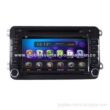 In-dash Android Car Radio/DVD Player for VW Golf, Supports 3G/Wi-Fi/DVR/OBD2/Easy Link
